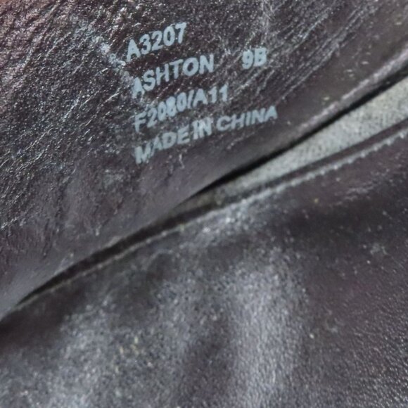 Coach ASHTON Women 9 Shimmer Gray Leather Peep Toe Platform Stiletto Heels Shoes - Picture 11 of 15